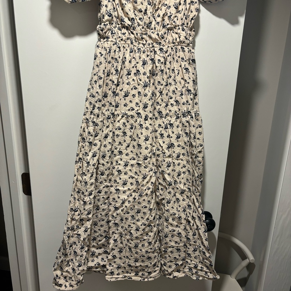 Neuflora Floral Puff Sleeve Maxi Dress - Picture 3 of 5